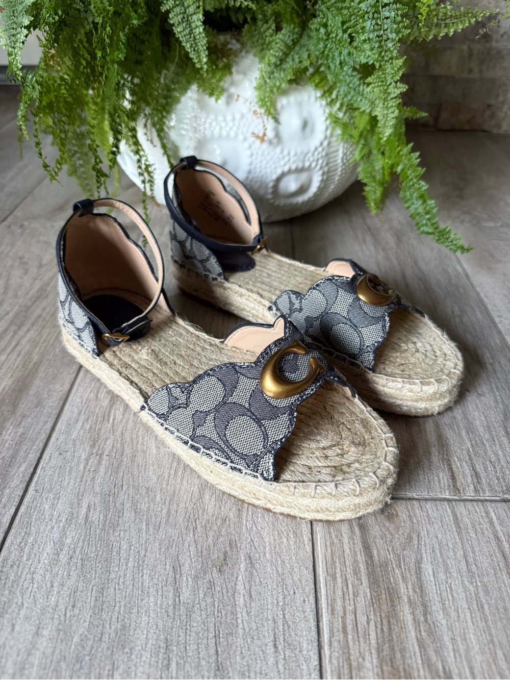 Coach Dillon Jacquard Espadryle Navy Scallop